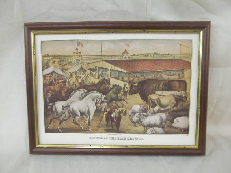 lot 126 image: Currier &Ives lithograph