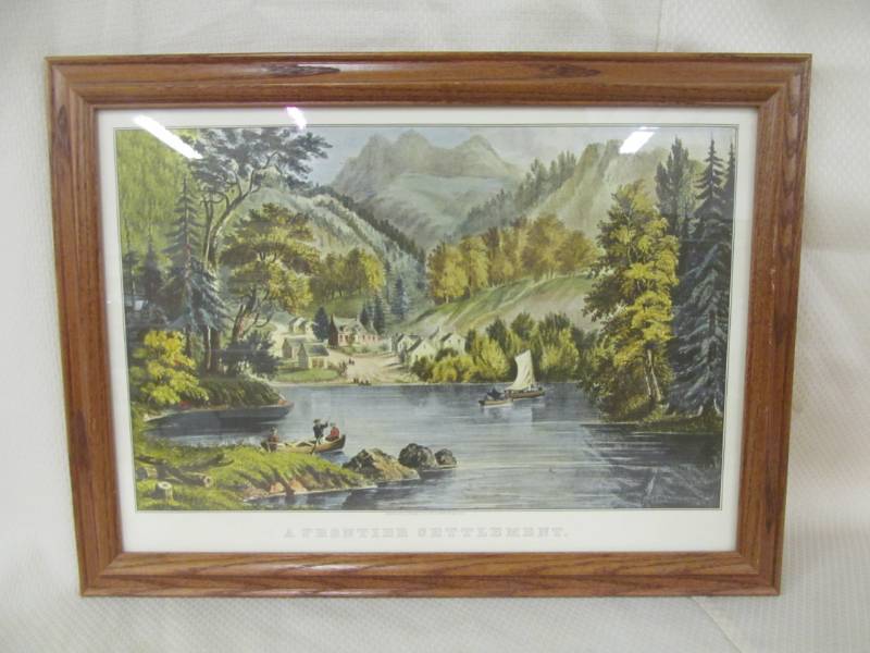 lot 128 image: Currier &Ives lithograph