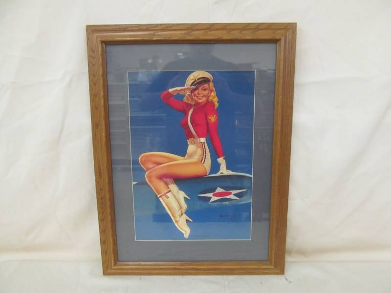 lot 135 image: Carl McPherson pin up picture