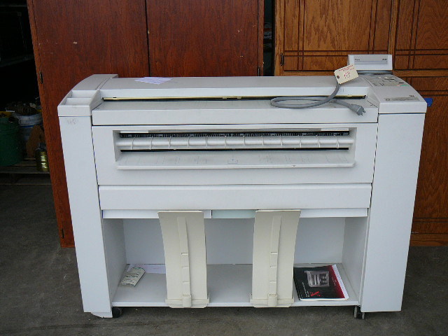 lot 113 image: Xerox 3030 Engineering Copier With Manual