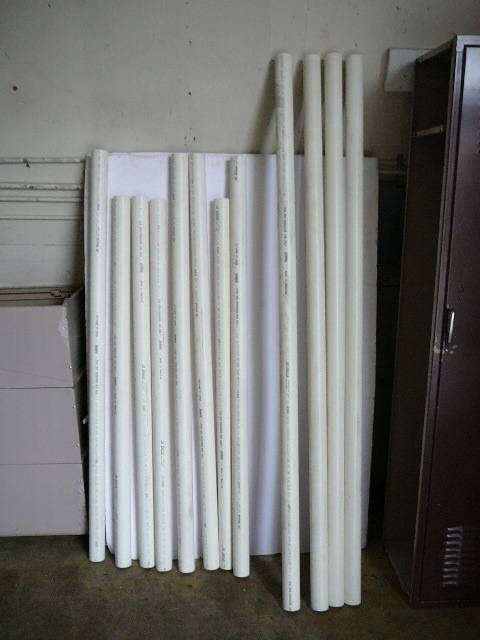 lot 117 image: Lot of IPS SCH40 PVC Pipes