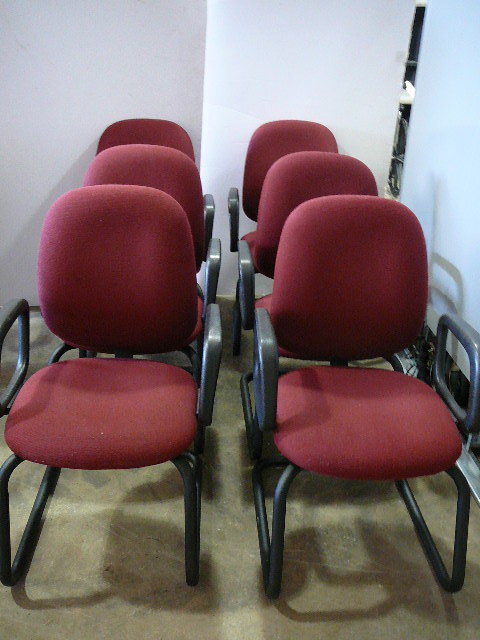 lot 23 image: Lot of Matching Office Chairs