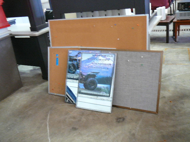 lot 26 image: Lot of Mirrors & Bulletin Boards