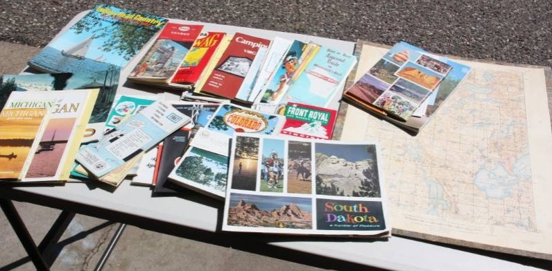lot 7 image: Vintage Travel and Maps Memorabilia Lot  63 Items