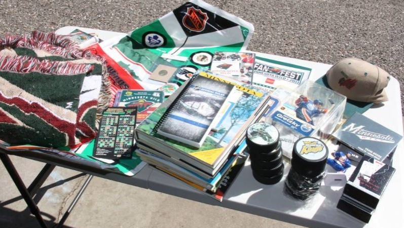 lot 8 image: NHL Resale Lot Heavy Minnesota Wild  49 Items