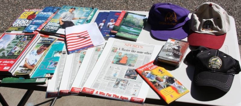 lot 11 image: Tigers Woods and Golf Resale Lot  29 Items