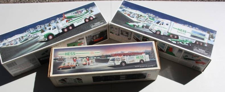 lot 13 image: HESS Model Trucks In Box Lot  3 Items