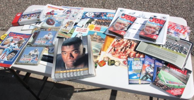 lot 16 image: NFL Resale Lot  27 Items and 60 Oversized Cards