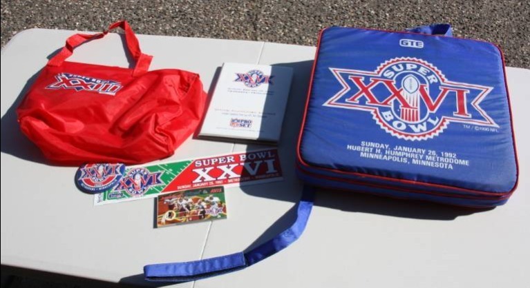 lot 18 image: NFL Super Bowl Branded Resale Lot  6 Items