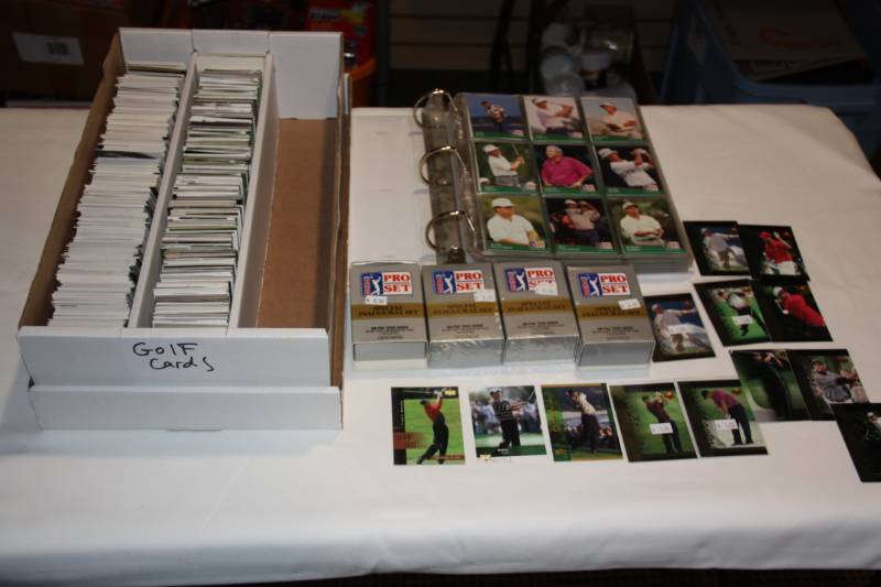lot 38 image: Lot of Golf Cards  1,500 Cards