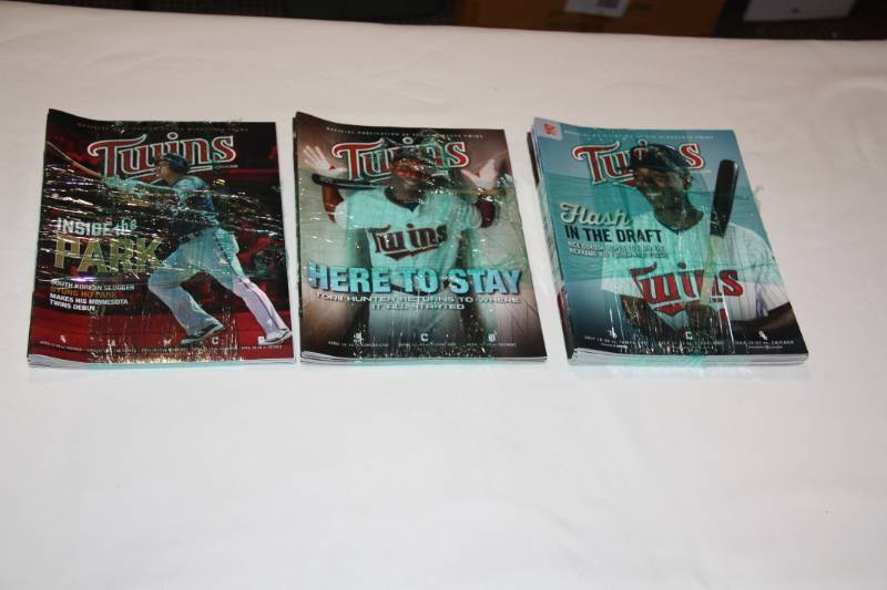 lot 59 image: 2014 - 2016 Minnesota Twins Program Complete Set  23 Items