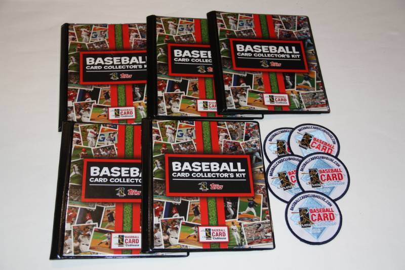lot 65 image: 2010 Topps Card Collector Album with Patches  10 Items