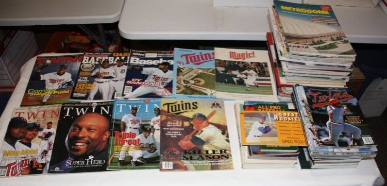 lot 75 image: Minnesota Twins Publication Lot  79 Items