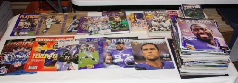 lot 76 image: Minnesota Vikings Publication Lot  80 Items