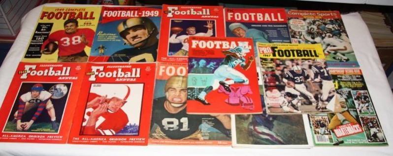 lot 77 image: Vintage Football Magazine Lot  12 Items