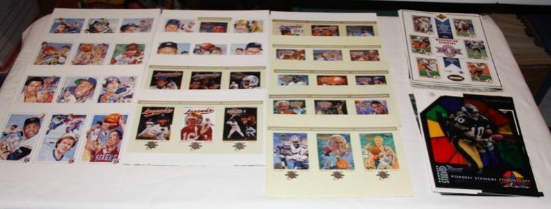 lot 86 image: Lot of Oversized Cards and Magazine Inserts  60 Items