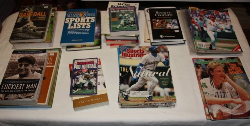 lot 92 image: Lot of 40 Sports Books and Magazines