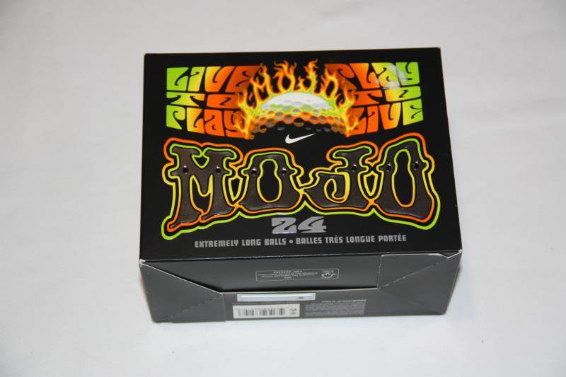 lot 117 image: Box of 24 Nike MOJO Golf Balls