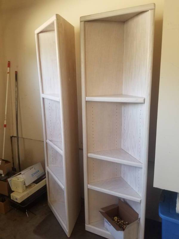 lot 94 image: Pair of Corner Cabinets