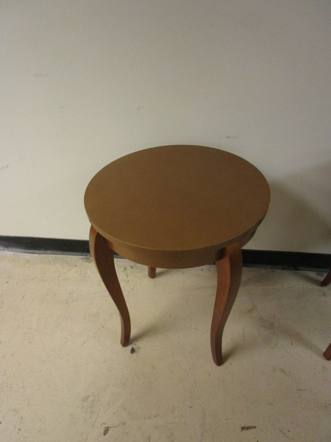 lot 128 image: THREE END TABLES