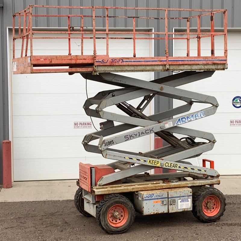 lot 1 image: SkyJack SJ-7027 Commercial All-Terrain Scissor Lift