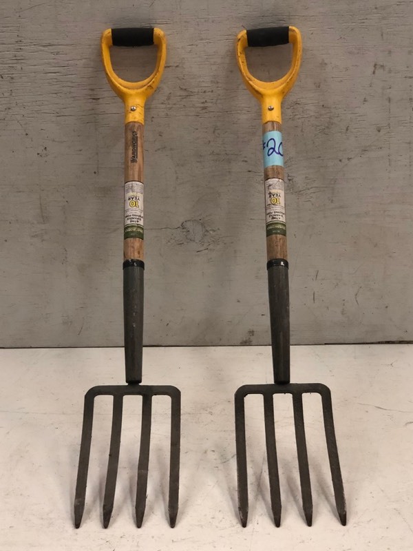 lot 20 image: (2) Spading Forks