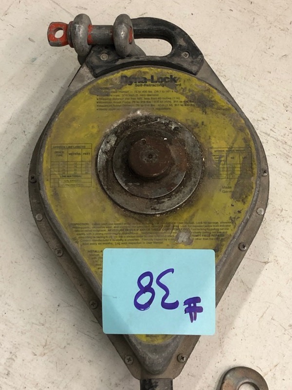 lot 38 image: Dyna-Lock Self-Retracting Safety Lanyard