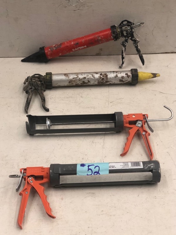 lot 52 image: (4) Assorted Tube-Dispensers