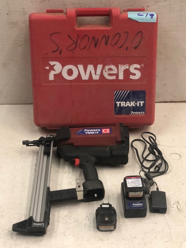 lot 67 image: Powers Trak-It Fastener With Case