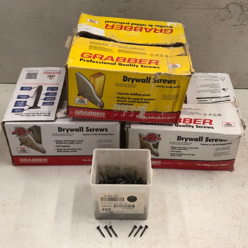 lot 72 image: (4) Boxes Of Drywall Screws
