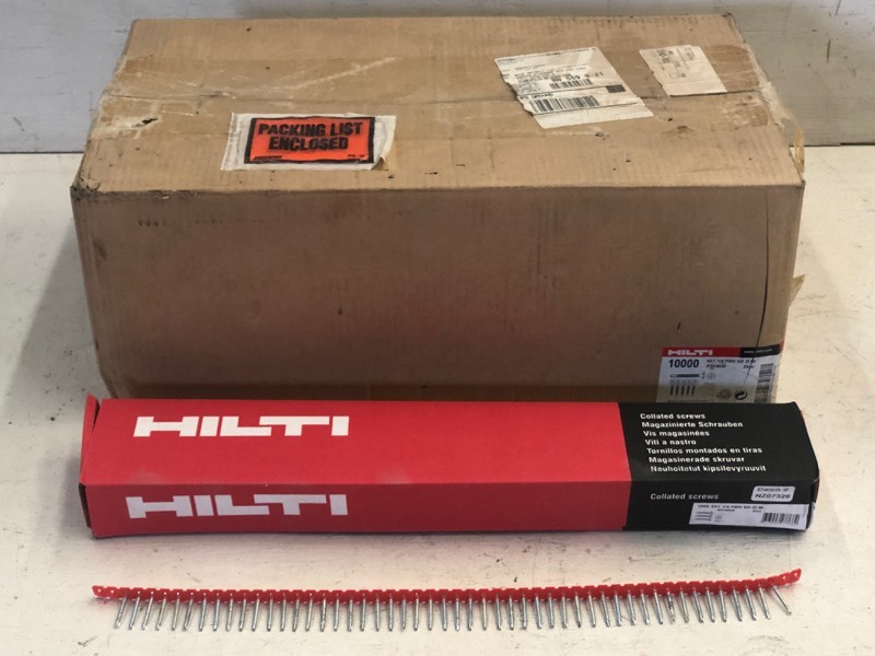 lot 41 image: (1) Case Of Hilti Drywall Screws