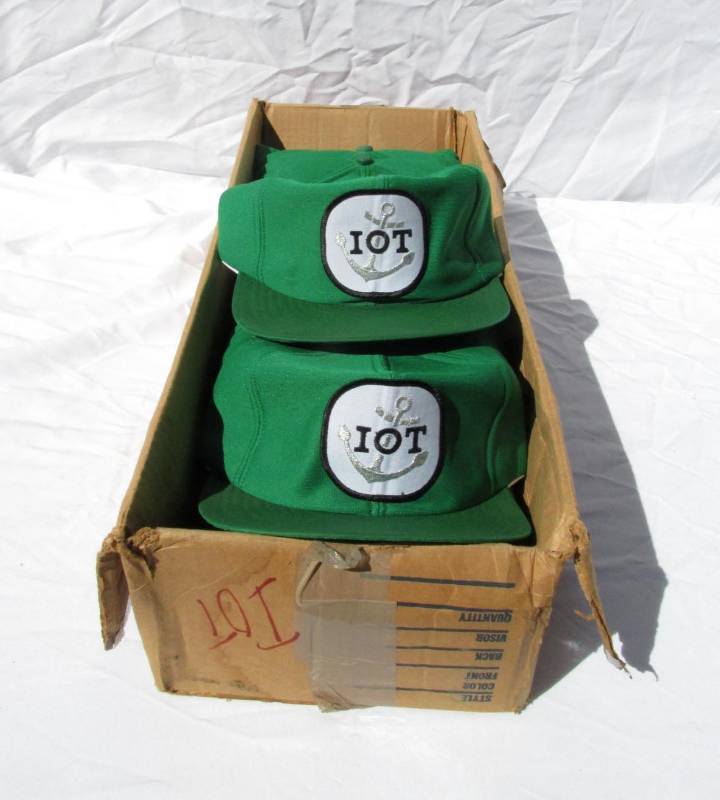 lot 17 image: Lot of New Vintage IOT Marine Hats