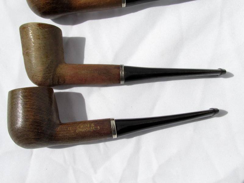 lot 54 image: Lot of New Vintage East German Made Tobacco Pipes