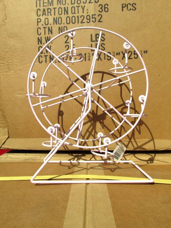 lot 77 image: Case of Ferris Wheel Votive Candle Holders