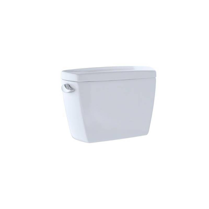lot 83 image: Toto Drake 1.28 GPF Single Flush Toilet Tank Only in Cotton White, St744E#01 - New in Box.
