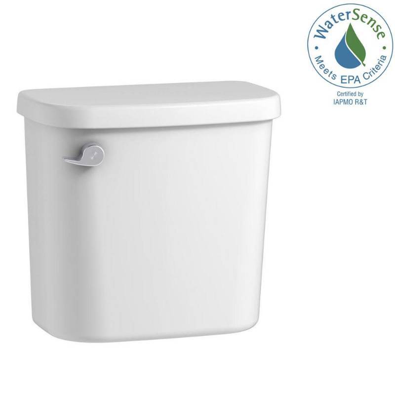 lot 90 image: Sterling Windham 1.28 GPF Single Flush Toilet Tank Only in White, 404551-0 - New in Box