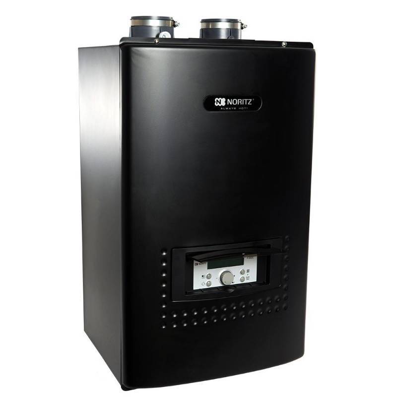 lot 91 image: Noritz Indoor Residential Condensing Natural Gas Combination Boiler 180,000 BTU, CB180-DV-NG - NEW IN BOX