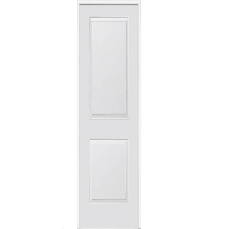 lot 145 image: MMI Doors 16 in. x 80 in. Smooth Carrara Left-Hand Solid Core Primed Molded Composite Single Prehung Interior Door, Z0364290L
