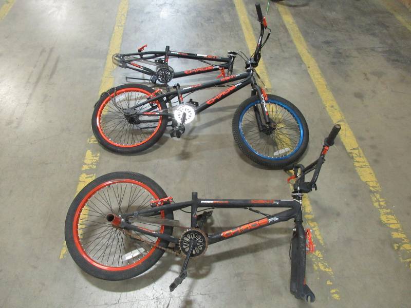 lot 240 image: 20 Kent CHROS BMX Bikes (3 Bike Frames andor Forks and Bars) For Parts or Restore
