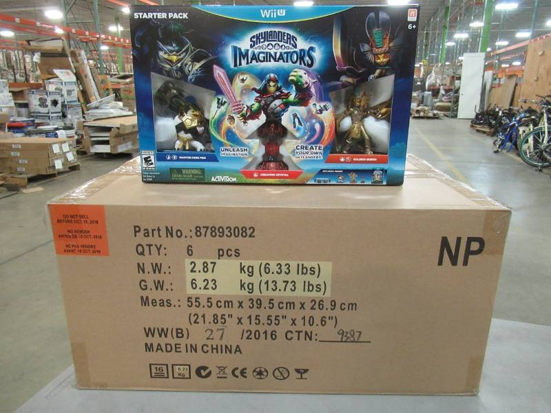 lot 66 image: 1 Unopened Case of Six ActiVision Skylanders Imaginators Collectors Starter Packs Nintendo Wii U, Model WUP-P-BL6E