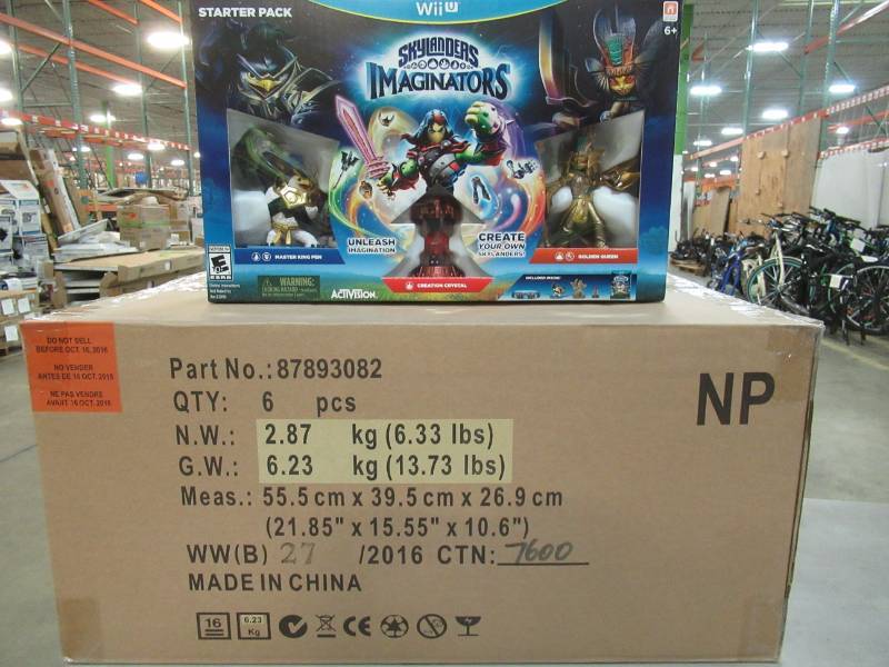 lot 68 image: 1 Unopened Case of Six ActiVision Skylanders Imaginators Collectors Starter Packs Nintendo Wii U, Model WUP-P-BL6E