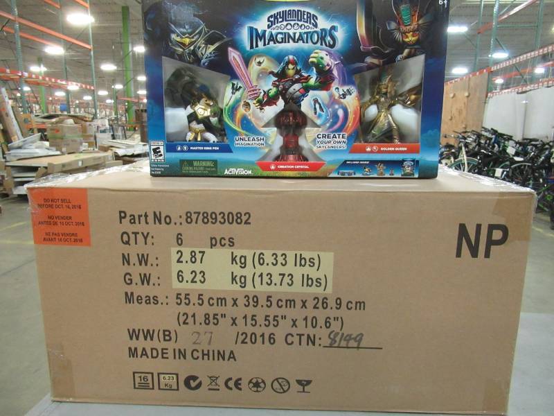 lot 69 image: 1 Unopened Case of Six ActiVision Skylanders Imaginators Collectors Starter Packs Nintendo Wii U, Model WUP-P-BL6E