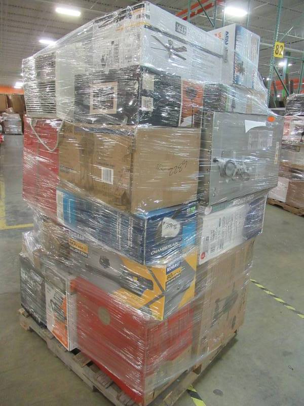 lot 10 image: WHOLESALE MIXED PALLET OF RETURNS - GRILLS, TOOLS, HOUSEWARES AND MORE