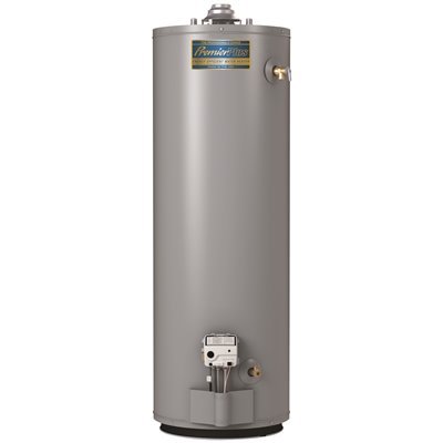 lot 17 image: American Water Heater Premier Plus ProLine 40 Gal. Tall Atmospheric Vent 6 Year 40,000 BTU Natural Gas Water Heater wTop Mount T&P Relief Valve, G62 40T40R 400 - New in Box