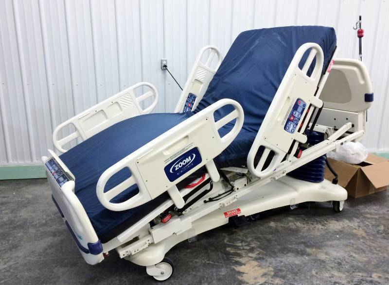 GIVE YOUR LOVED ONE THE BEST Stryker Secure II WITH ZOOM Power Motorized Adjustable 500lb Capacity Hospital In-Home Health Patient Care Bed Built In Weight Scale &amp Bed-Exit Alarm Plugs Into Regular Light Socket Free Used High Quality Mattress