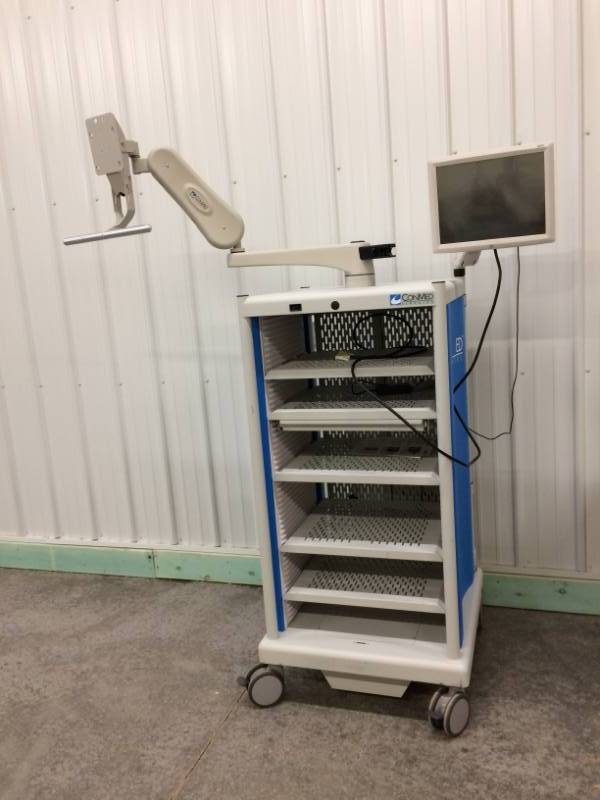 lot 30 image: ANOTHER WOW&nbspConmed VP6500 Rolling Video Surgical Cart w Arms Plus More...Selling On Ebay $$$ - Excellent Condition