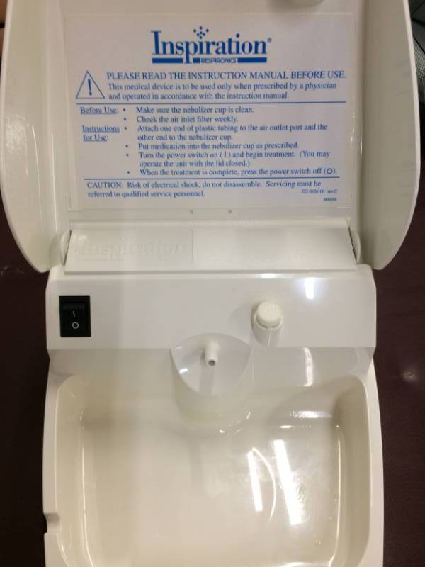 lot 48 image: RESPIRONICS INSPIRATION COMPRESSOR NEBULIZER - TESTED WORKING