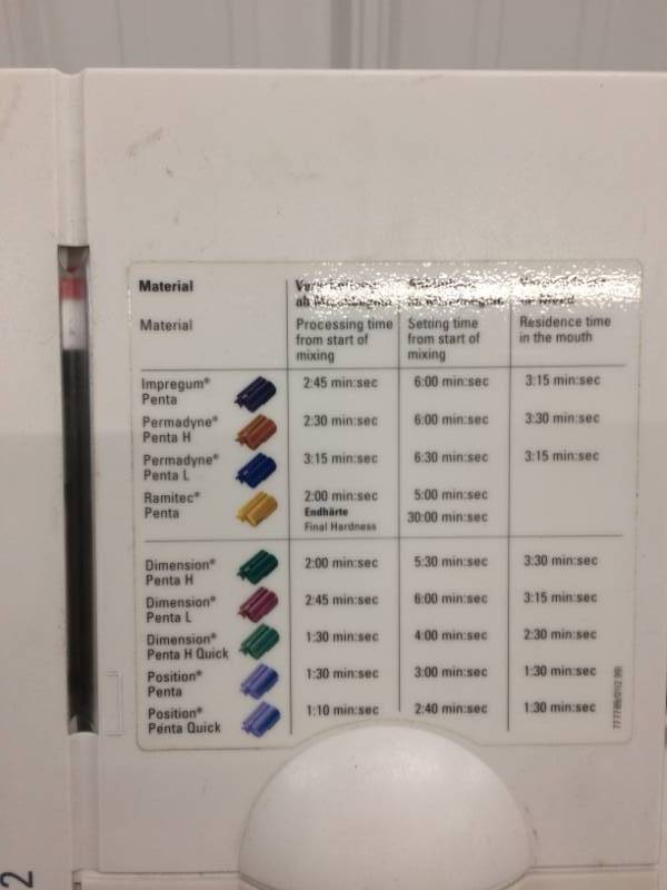 lot 8 image: One Just Sold On Ebay For $200 ESPE Pentamix 2 Automatic Dental Impression Material Mixing Unit Mixer Dispenser Great Working Condition