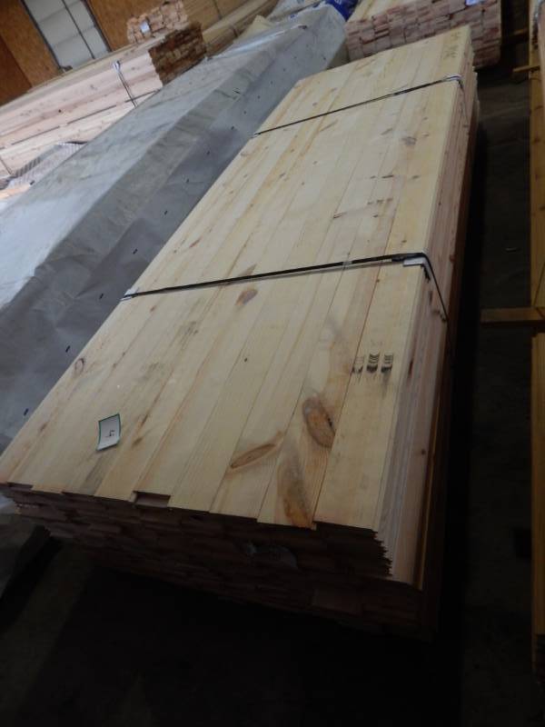 lot 4 image: 1 x 5 #3 Pine WP4 Tongue & Groove Paneling