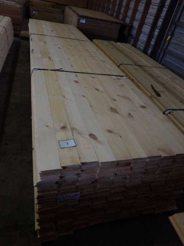 lot 7 image: 1 x 5 #3 Pine WP4 Tongue & Groove Paneling